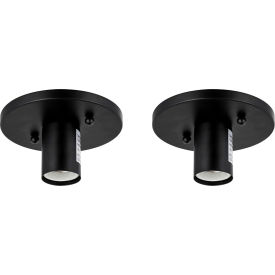 Sunlite® Decorative Lamp Holder E26 Medium Base Matte Black Pack of 2