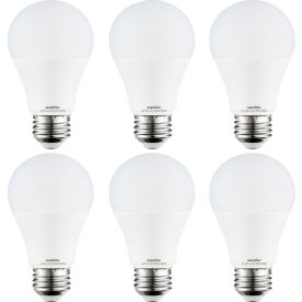 Sunlite® LED A19 Household Light Bulb E26 Base 9W 800 Lumens 5000K Daylight Pack of 6