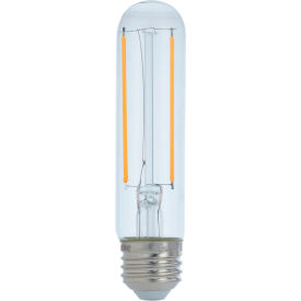 Sunlite® LED T10 Edison Tubular Light Bulb E26 Base 2W 160 Lumens 27K Soft White Pk of 6