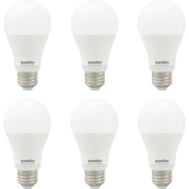 Sunlite® LED A19 Light Bulb E26 Base 15W 1600 Lumens 3000K Warm White Pack of 6