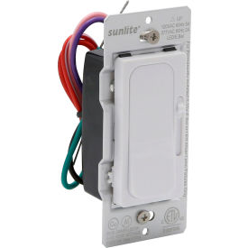 Sunlite® LED Wall Dimmer Switch 120-277V 600W White Pack of 4