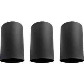 Sunlite® Cylindrical Flush Mount Ceiling Light Fixture 60W 5"" Dia. Black Pack of 3