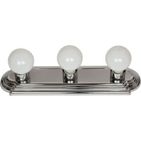 Sunlite® Globe Style Vanity Light Fixture 60W 18""L Chrome