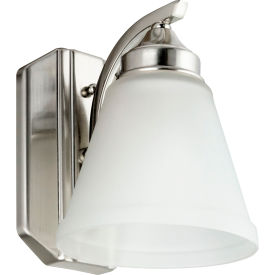 Sunlite® Modern Bell Shaped Vanity Light Fixture 100W 7-3/4""L Brushed Nickel