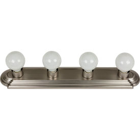 Sunlite® Globe Style Vanity Light Fixture 60W 24""L Brushed Nickel