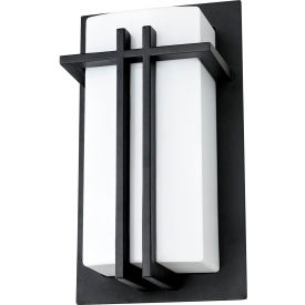 Sunlite® Decorative Square Wall Sconce Vanity Light Fixture 60W 6-1/2""L Black Powder