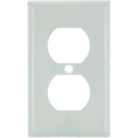 Sunlite® Duplex Receptacle Cover Plate 1-Gang White