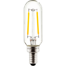 Sunlite® LED T8 Filament Light Bulb E12 Base 2W 130 Lumens 2700K Warm White Pack of 6