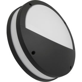 Sunlite® LED Outdoor Wall & Bulkhead Round Light Fixture 20W 30K/40K/50K 120-277V Black