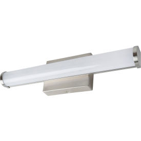 Sunlite® LED Linear Bar Vanity Light Fixture 20W 1400 Lumens 18""L Brushed Nickel