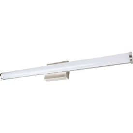 Sunlite® LED Linear Bar Vanity Light Fixture 30W 2100 Lumens 36""L Brushed Nickel