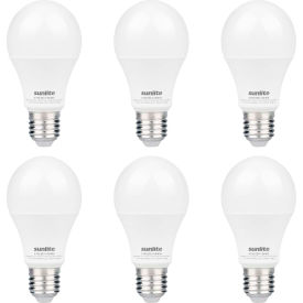 Sunlite® LED A19 Light Bulb E26 Base 11W 1100 Lumens 4000K Cool White Pack of 6