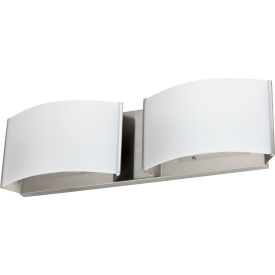 Sunlite® LED Decorative Vanity Light Fixture 20W 1300 Lumens 14-7/8""L Brushed Nickel