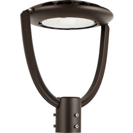 Sunlite® LED Round Outdoor Post Top Light Fixture 75W 9750 Lumens 15"" Dia. Bronze