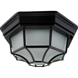 Sunlite® LED Octagonal Ceiling Flush Mount Light Fixture 17W 30K/40K/50K 120-277V Black