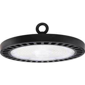 Sunlite® LED UFO High Bay Light Fixture 100W 120-277V 14000 Lumens 5000K 80 CRI Black