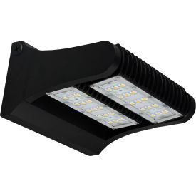 Sunlite® LED Rotatable Wall Pack Outdoor Vanity Light Fixture 80W 10000 Lumens 10""L Black