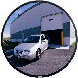See All Industries NO12 See All Mirrors® Heavy Duty Round Convex Mirror, Glass, Outdoor, 12" Dia. image.