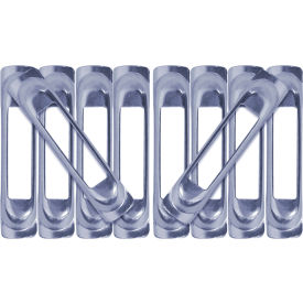 Snap-Loc® E-Track Weld-On Contoured Single Strap Anchor Zinc Pack of 10