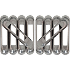 Snap-Loc® E-Track Weld-On Single Strap Anchor Zinc Pack of 10