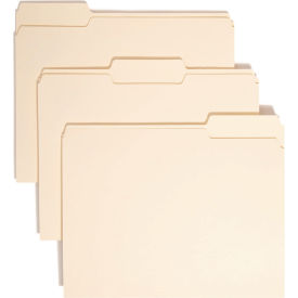 Smead® File Folders 1/3 Cut Assorted One-Ply Top Tab Letter Manila 100/Box