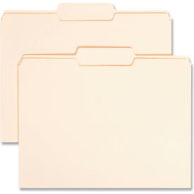Smead® Manila File Folders 1/3 Tabs Center Position Letter Size Manila 100/BX