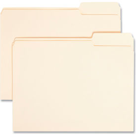 Smead Manila File Folders 1/3-Cut Tabs Right Position Letter Size 0.75" Expansion Manila 100/BX
