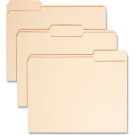 Smead® 100 Recycled File Folders 1/3 Cut One-Ply Top Tab Letter Manila 100/Box