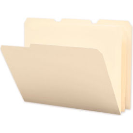 Smead® Tear/Moisture-Resist Poly File Folders 1/3 Cut Top Tab Letter Manila 12/Pack