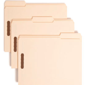 Smead® Folder Two Fasteners 1/3 Cut Assorted Top Tab Letter Manila 50/Box