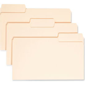 Smead SuperTab Top Tab File Folders 1/3 Tabs Legal Size 0.75" Expansion 11-pt Manila 100/BX