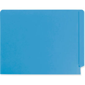 Smead® Colored File Folders Straight Cut Reinforced End Tab Letter Blue 100/Box