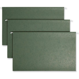 Smead® Hanging Folders 1/3 Tab 11 Point Stock Legal Green 25/Box