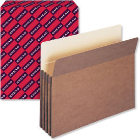 Smead® 3-1/2" Accordion Expansion Pocket Straight Tab Letter Manila/Redrope 25/Box