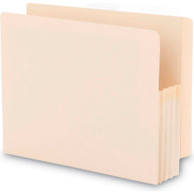 Smead® 3-1/2" Accordion Expansion End Tab File Pocket Straight Tab Ltr Manila 25/Bx