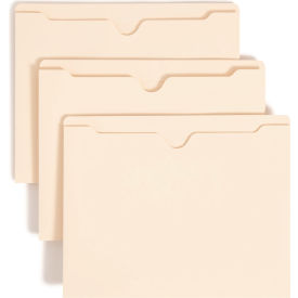 Smead® 2-Ply Top File Jackets 2" Accordion Expansion Letter 11 Point Manila 50/Box