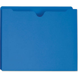 Smead® File Jackets 2-Ply Tab and 2" Accordion Expansion Letter 11 Pt Blue 50/Box