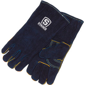 Select Split Cowhide Welding Glove, L, Black view 2