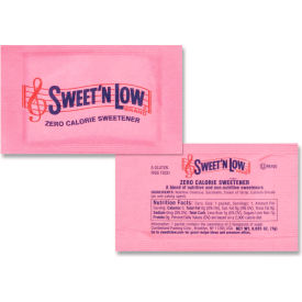 Sweet'N Low® Zero Calorie Sweetener 1 g Pack of 1600