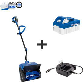 13" Cordless Snow Shovel Kit with 4Ah Battery, Quick Charger view 2
