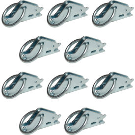 Snap-Loc® E-Track Tie Down Multi Purpose O-Ring For Hook-Straps Rope & Cable Pack of 10 