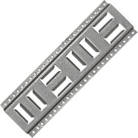 Snap-Loc Cargo Control Systems SLAET16G Snap-Loc® Fast-Track E-Track Horizontal Vertical Anchor Track, 16" Galvanized Steel image.
