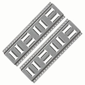 Snap-Loc Cargo Control Systems SLAET16G2 Snap-Loc® Fast-Track E-Track Horizontal Vertical Anchor Track, 16" Galvanized Steel, Pack of 2 image.