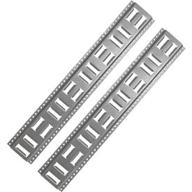 Snap-Loc Cargo Control Systems SLAET32G2 Snap-Loc® Fast-Track E-Track Horizontal Vertical Anchor Track, 32" Galvanized Steel, Pack of 2 image.