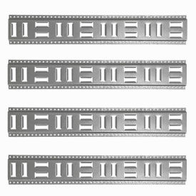 Snap-Loc Cargo Control Systems SLAET32G4 Snap-Loc® Fast-Track E-Track Horizontal Vertical Anchor Track, 32" Galvanized Steel, Pack of 4 image.