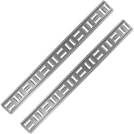 Snap-Loc® Fast-Track E-Track Horizontal Vertical Anchor Track 48" Galvanized Steel Pack Of 2 