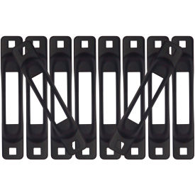 Snap-Loc Cargo Control Systems SLSB10 Snap-Loc® E-Track Single Strap Anchor, Black, Pack of 10 image.
