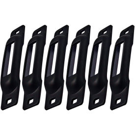Snap-Loc Cargo Control Systems SLSB6 Snap-Loc® E-Track Single Strap Anchor, Black, Pack of 6 image.