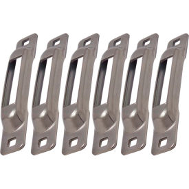 Snap-Loc Cargo Control Systems SLSS6 Snap-Loc® E-Track Single Strap Anchor, Stainless, Pack of 6 image.