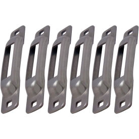 Snap-Loc Cargo Control Systems SLSU6 Snap-Loc® E-Track Unfinished Single Strap Anchor, Pack of 6 image.